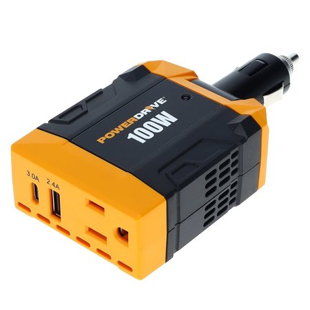 POWERDRIVE 100 Watt Power Inverter PWD100D